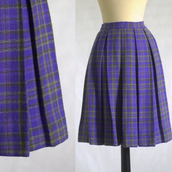 Purple Wool Skirt 43