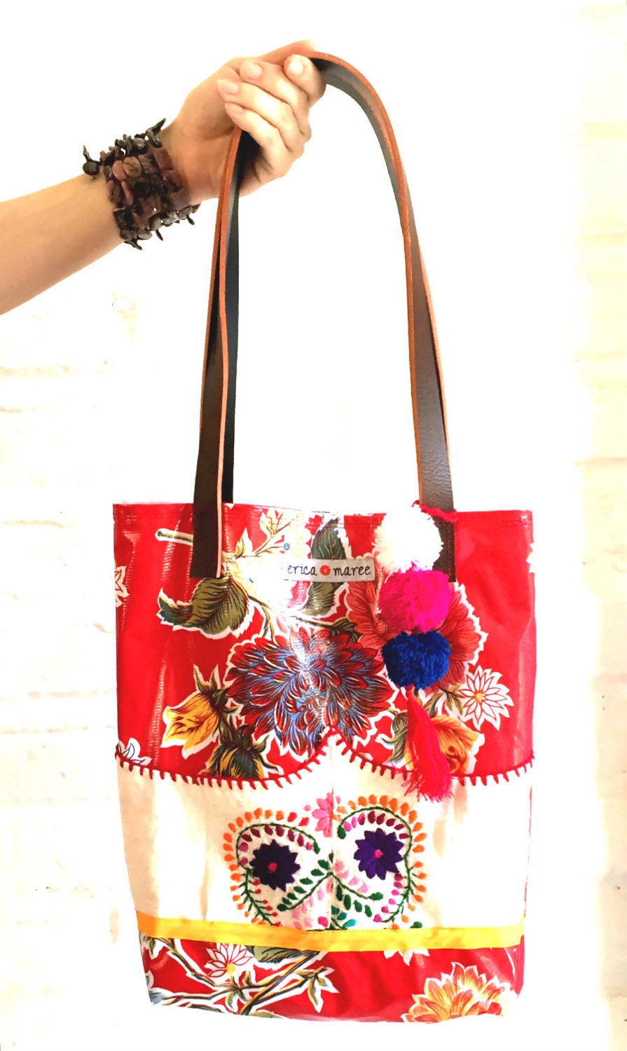 oilcloth shoulder bag