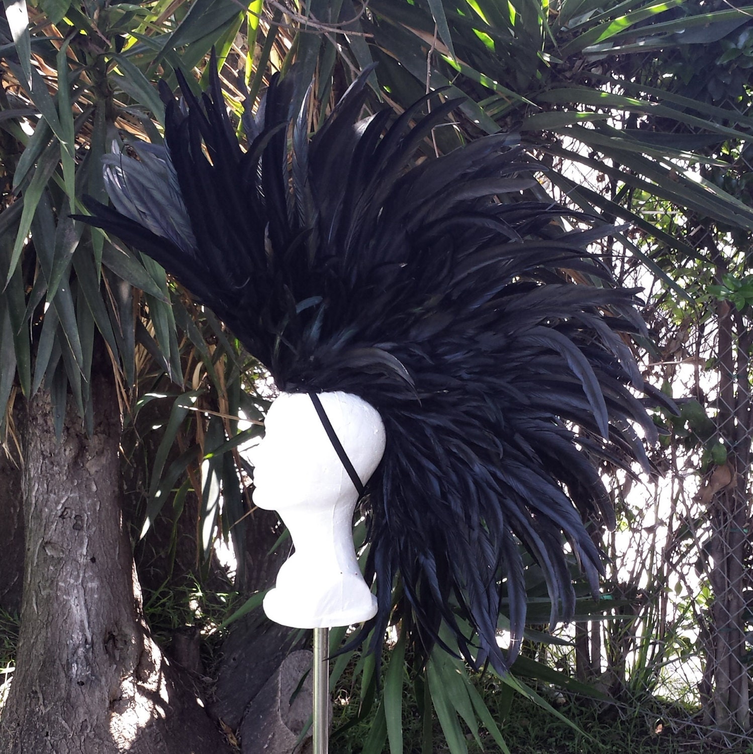 Black Feather Mohawk Burning Man Wasteland Weekend Mad max