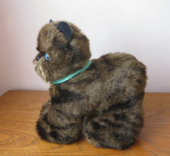 real soft toys cat