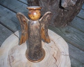 Vintage Earth Angel Pottery Desk Decor Christmas Guardian Angel Nutmeg Pottery Angel Lover Religious Vintage Earth Angel Pottery Desk Decor Christmas Guardian Angel Nutmeg Pottery Angel Lover Religious