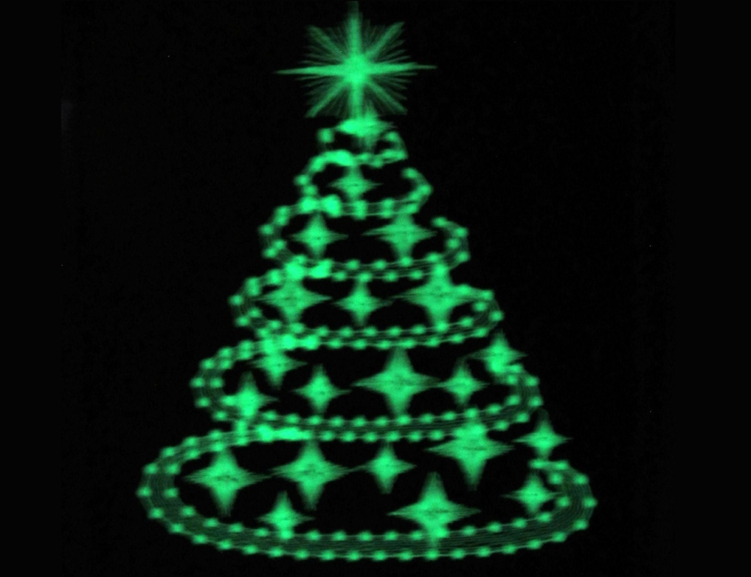 Glow christmas tree / Glow in the dark special designed