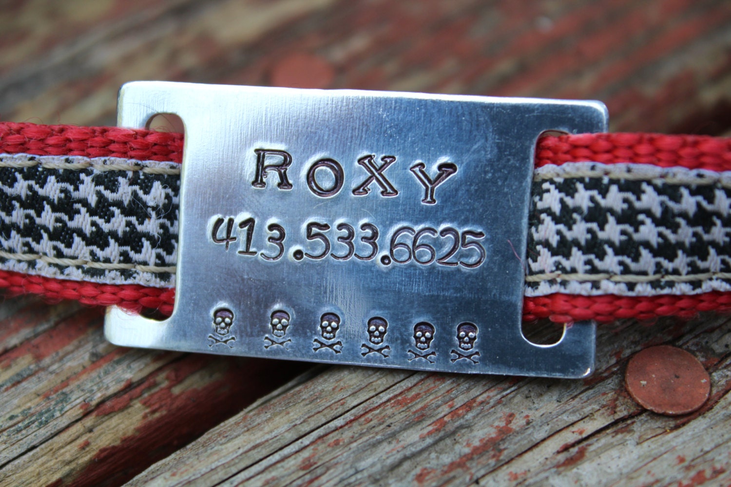 slide on dog id tags