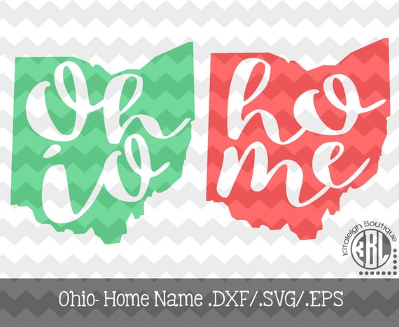 Download Ohio Home Name design pack .DXF/.SVG/.EPS File for use with