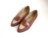 leather loafers / bass loafers / brown leather slip ons 7