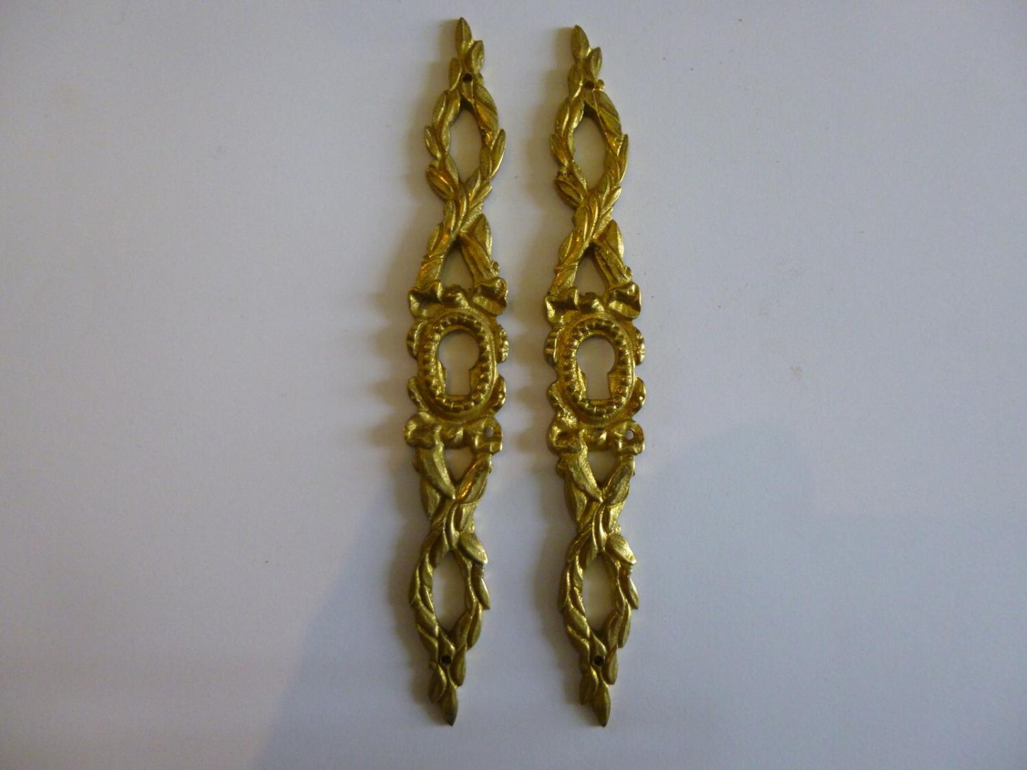 Escutcheon x 2 French Circa 1930’s Haute Juice