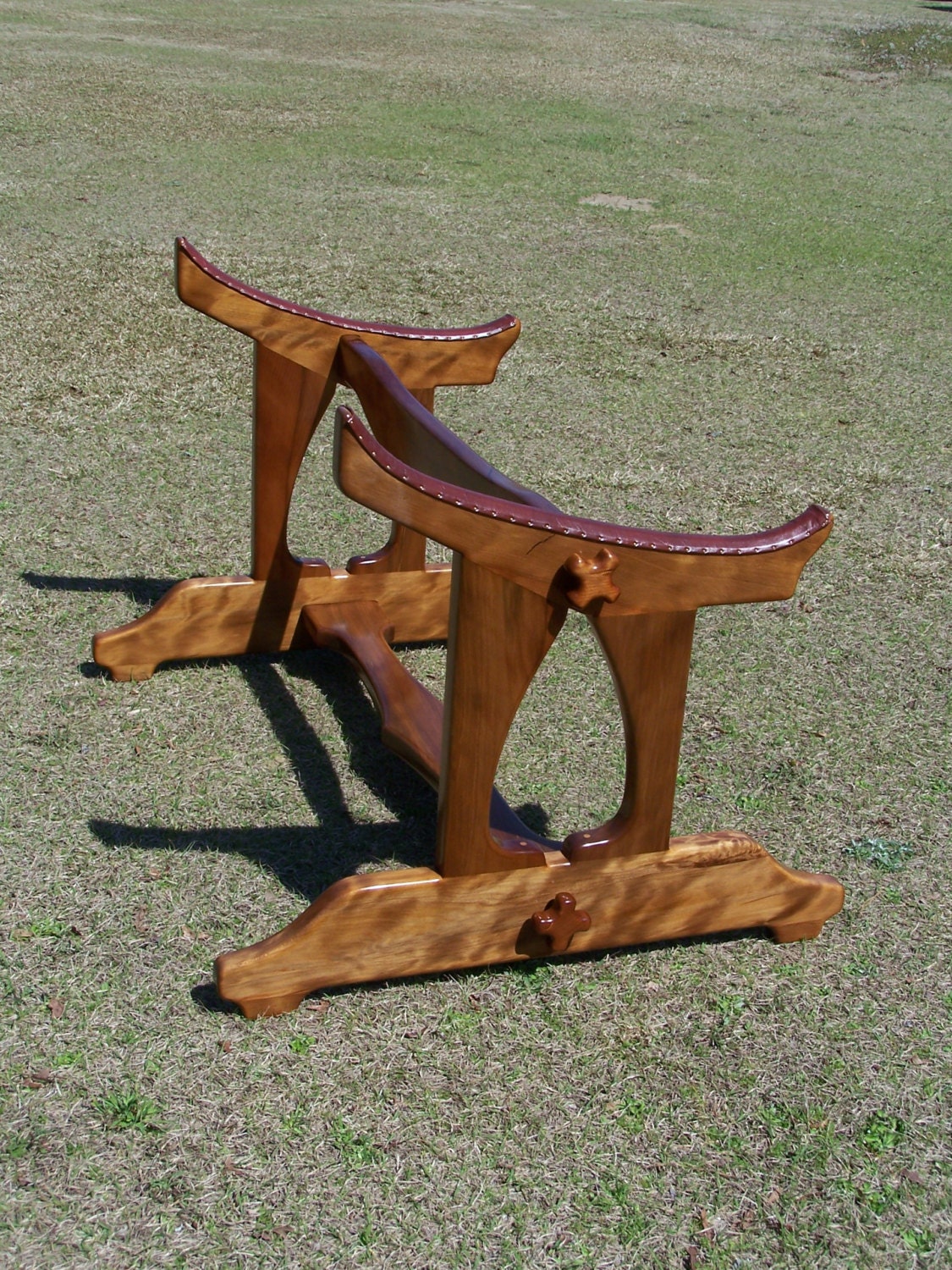 Canoe Display Stand Made of Ancient Kauri for the