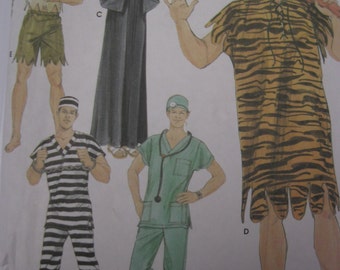 MEN'S COSTUME PATTERN - Simplicity 4853 - Variety of Men's Costumes