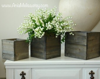 Wood Boxes Woodland Planter Flower Box Rustic Barn Square Pot Lily Of The Valley Vases For Wood Boxes Woodland Planter Flower Box Rustic Barn Square Pot Lily Of The Valley Vases For