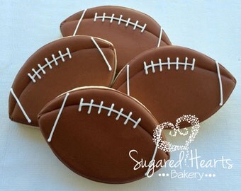 Football cookies | Etsy