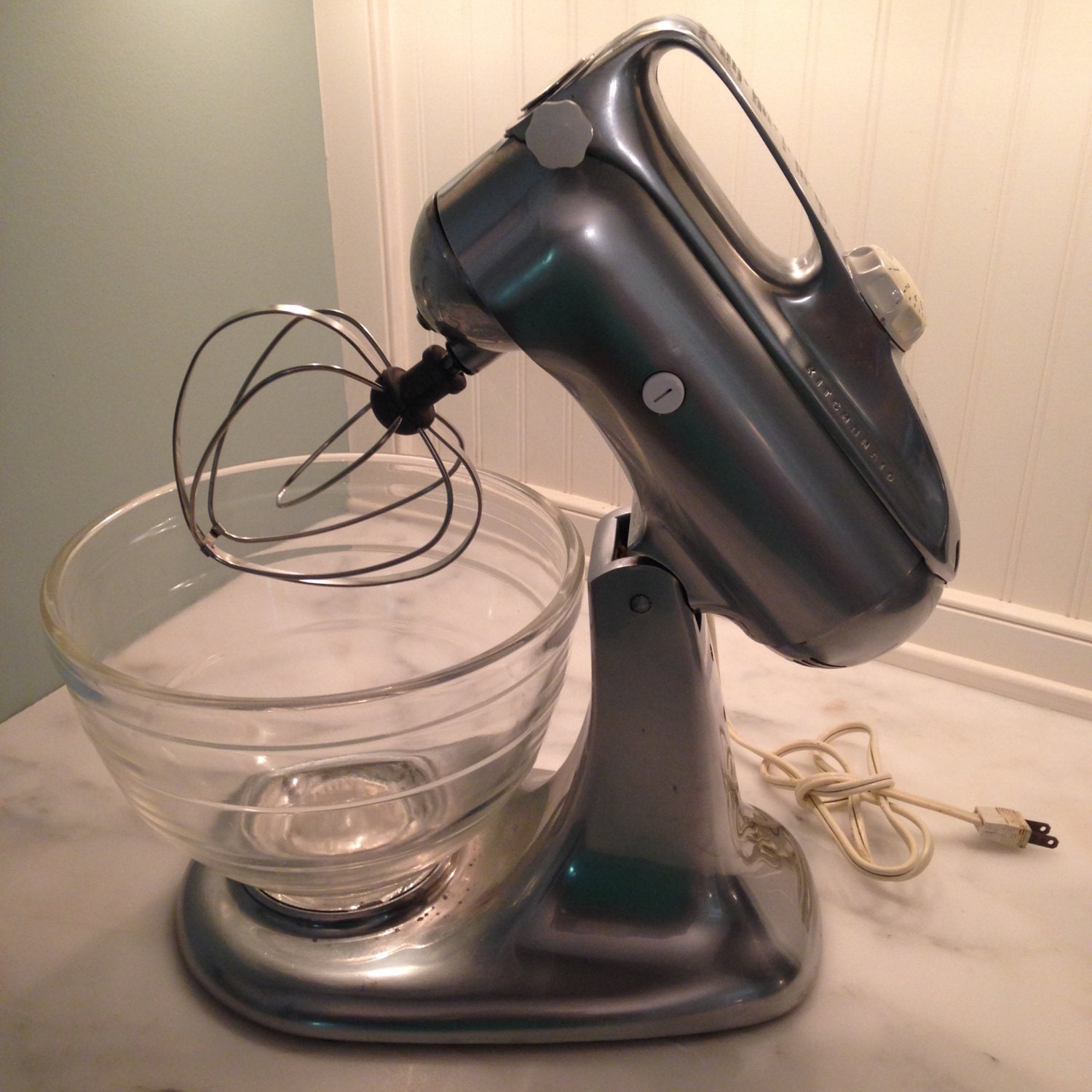 Vintage Chrome Kitchenaid Model 4C Mixer