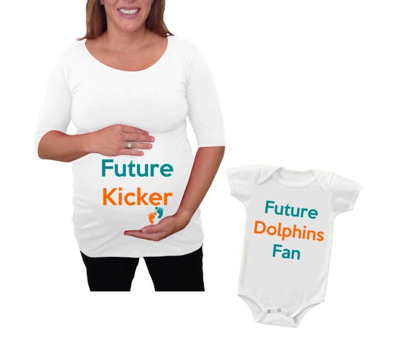 Items similar to Maternity Shirt and baby set " Future Kicker" " Future