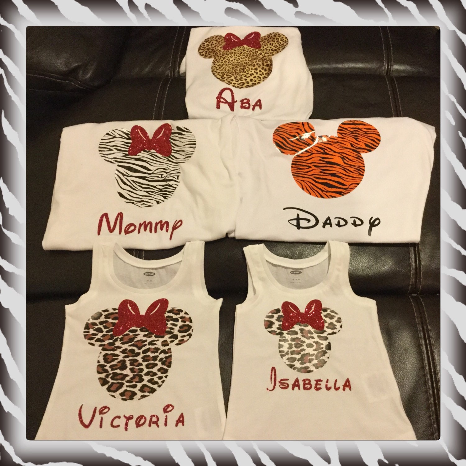 Download Animal kingdom inspired mickey/minnie head shirts