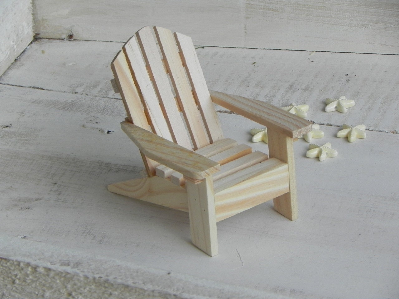 Adirondack Chair miniature ready to paint wood supplies ...