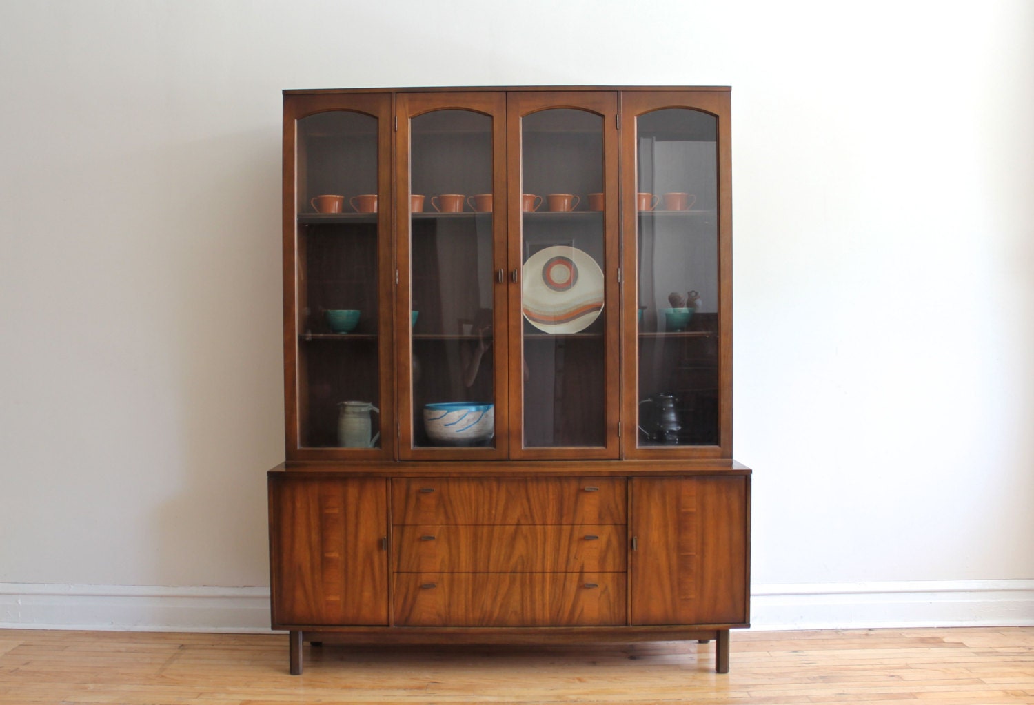 Mid Century Modern Walnut Dining Cabinet – Haute Juice
