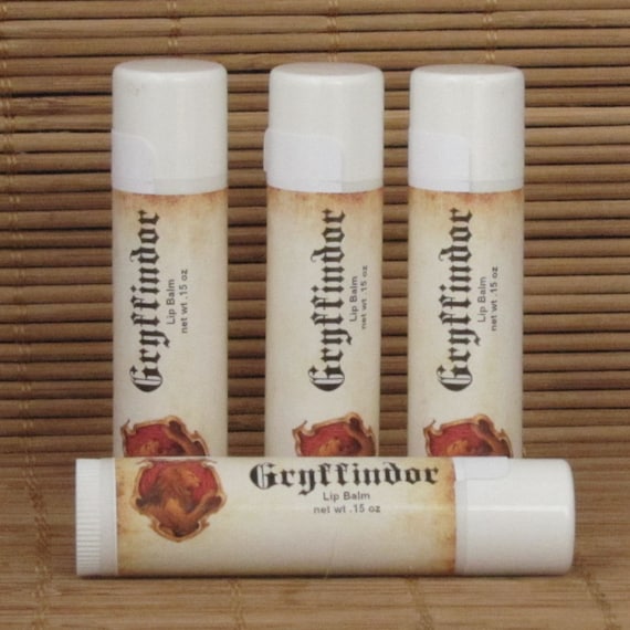 Gryffindor Butterbeer Harry Potter Lip Balm Handmade Lip