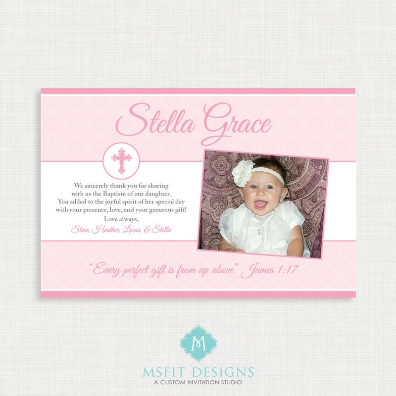 Printable Thank You Card For Baptism | printable baptism thank you card printable thank you card Printable Thank You Card For Baptism | printable baptism thank you card printable thank you card