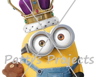 minion bob with crown