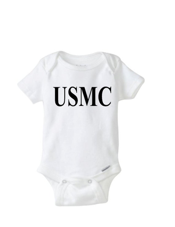 USMC baby onesie. Cute baby onesie. Military baby by Babymefancy