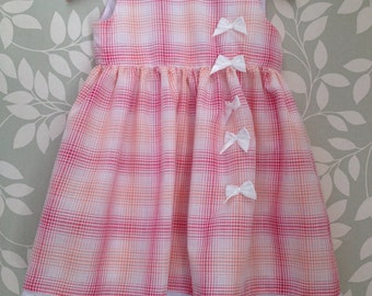Short Pink Flower Girl Dress Age 3-8 GACH066