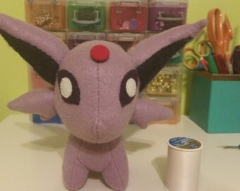 Felt Espeon Eeveelution Pokemon Plush