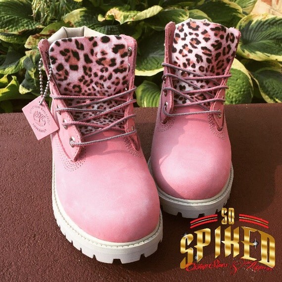 baby pink timbs