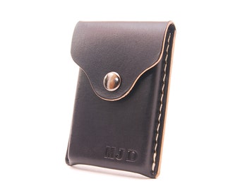 Personalized Handmade Leather Business Card Holder Card Wallet