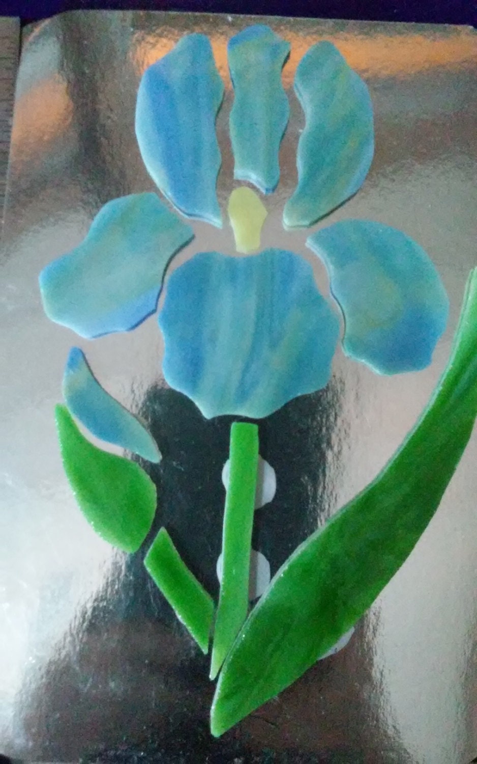 Precut Glass Iris Mosaic Pieces