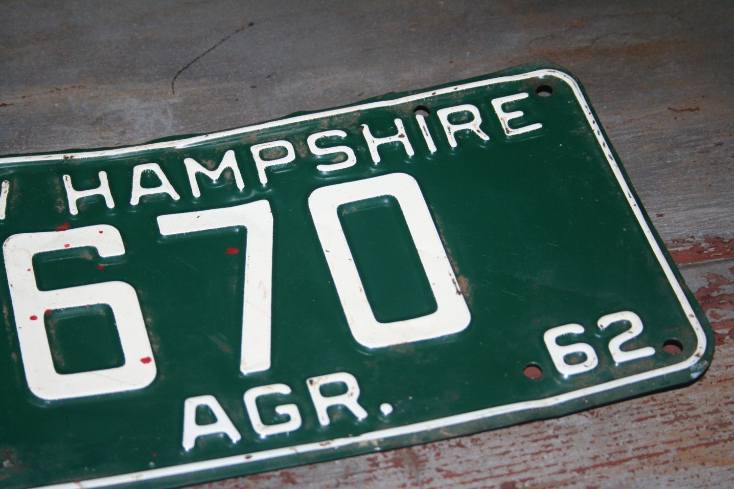 New Hampshire Agriculture License Plate by collective1817 on Etsy