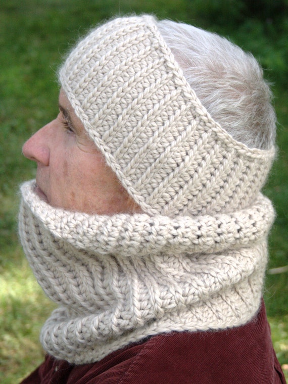 Crochet Pattern Mens Cowl Pattern Mens by HiddenMeadowCrochet