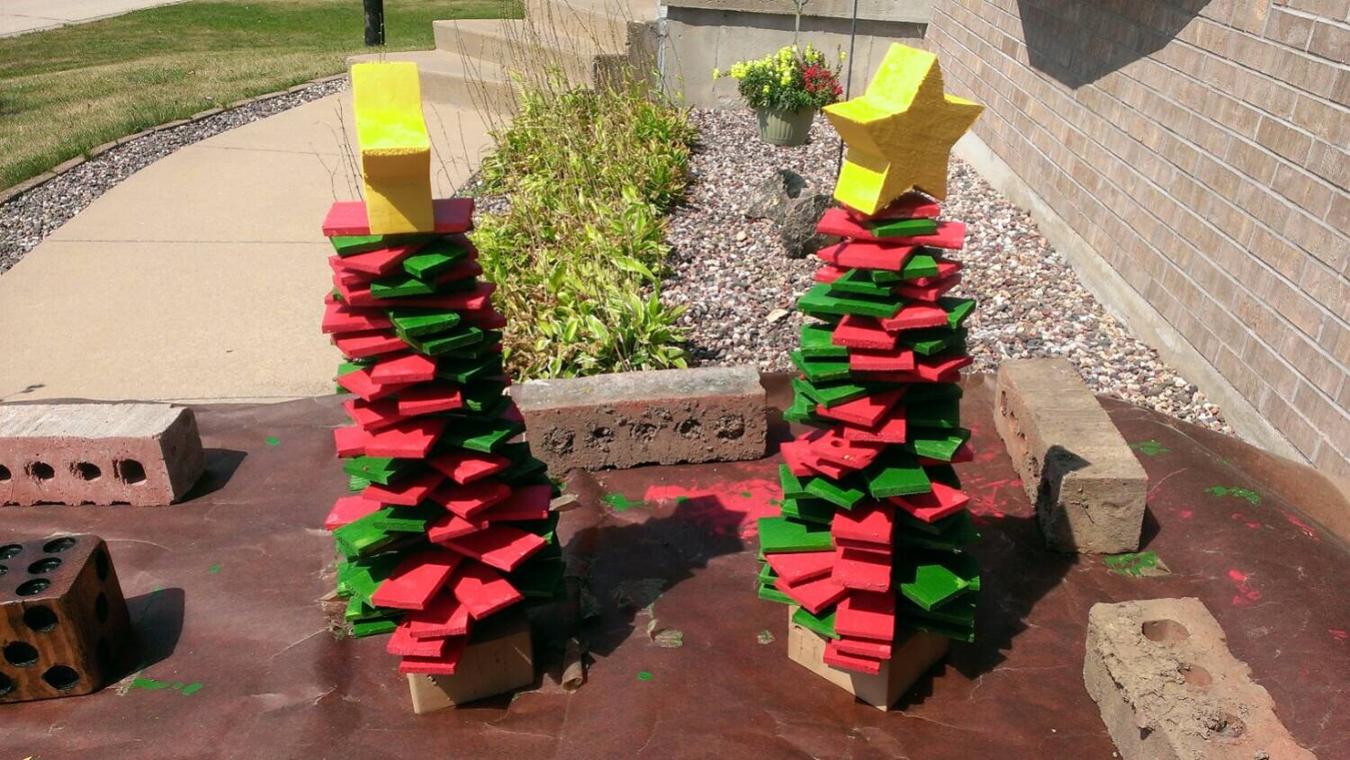wood slate folding christmas tree wood slate folding christmas tree