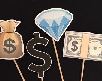 Emoji Money Photo Booth Props