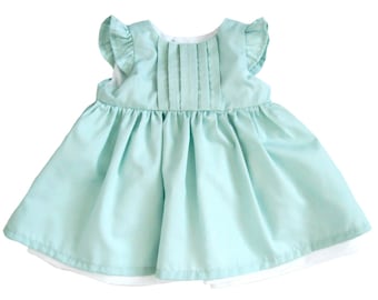 Baby Girl Dresses - Mint Baby Dress - Mint Green Baby Girl Dress - Dress for Baby Girl - Baby Party Dresses