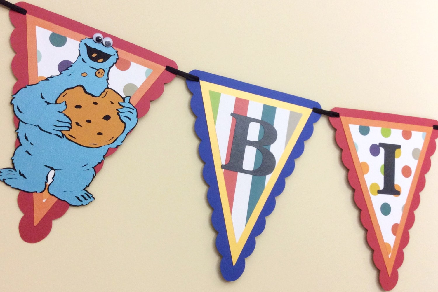Sesame Street Birthday Banner Sesame Street Banner Elmo
