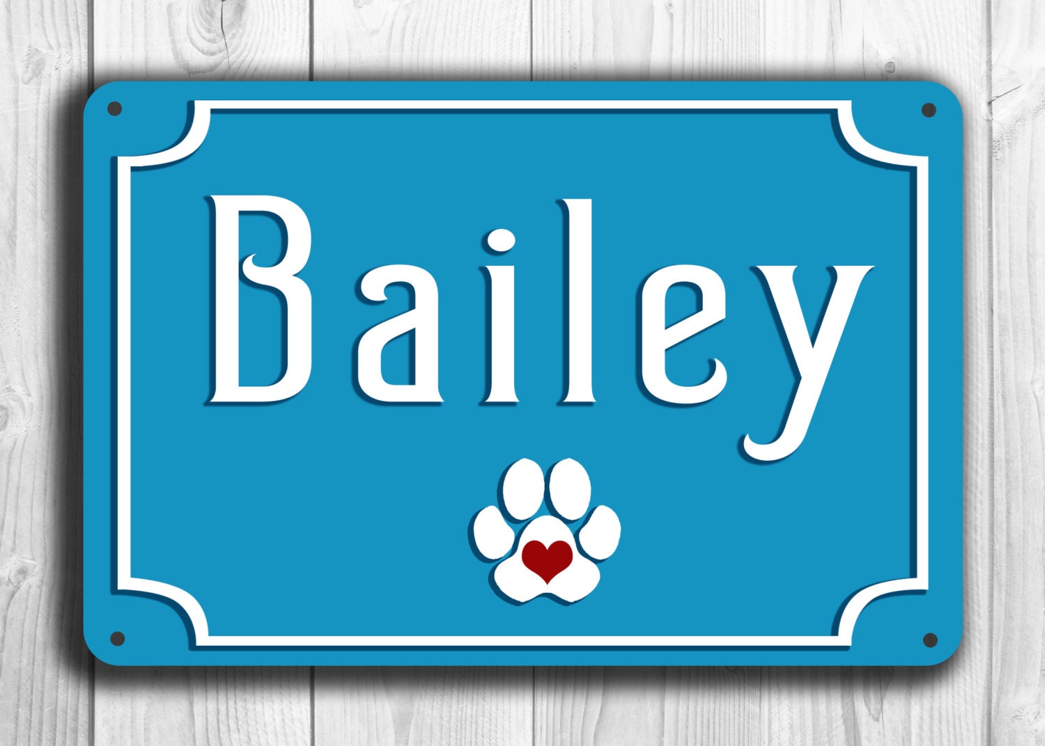 CUSTOM DOG SIGN Personalized dog sign Customizable Dog Sign