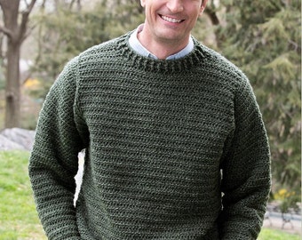 Men's hand knit cardigan turtleneck sweater by BANDofTAILORS