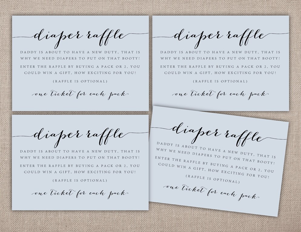 Diaper Raffle Wording For Baby Shower Invitations Diaper Raffle