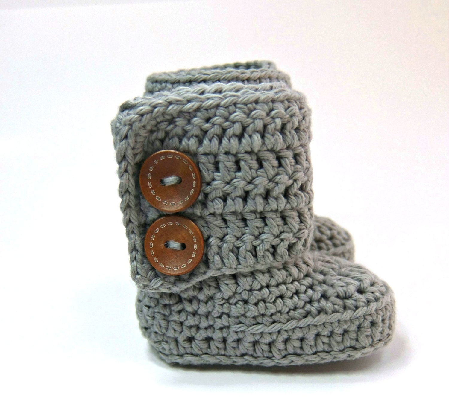 Crochet Baby Booties Ugg Style Boots Gender by CathleensCrochet