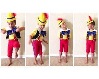 Pinocchio Costume, Dress-Up, Birthday Outfit