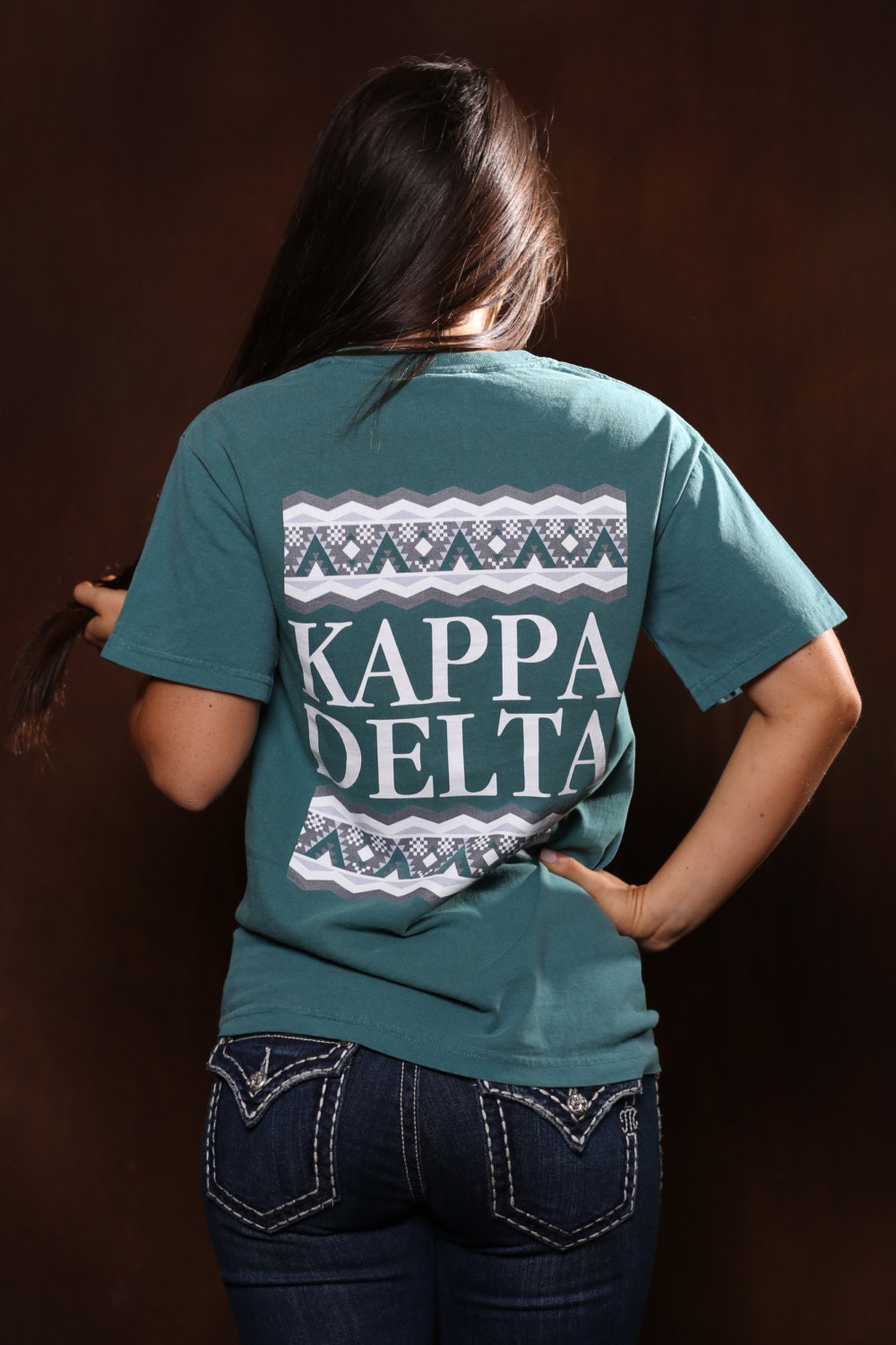 Kappa Delta Tribal Comfort Colors Tshirt Kappa Delta