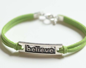 Charm Bracelet, Team Beachbody Gifts, Gift For Her, Beachbody Gift, Beachbody Coach, Stocking Stuffer, Charm Jewelry, Believe