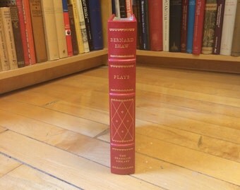 Three Plays by George Bernard Shaw / Published in 1979 / Franklin Library 100 Greatest Books / Vintage Leatherbound Book / Classic Plays