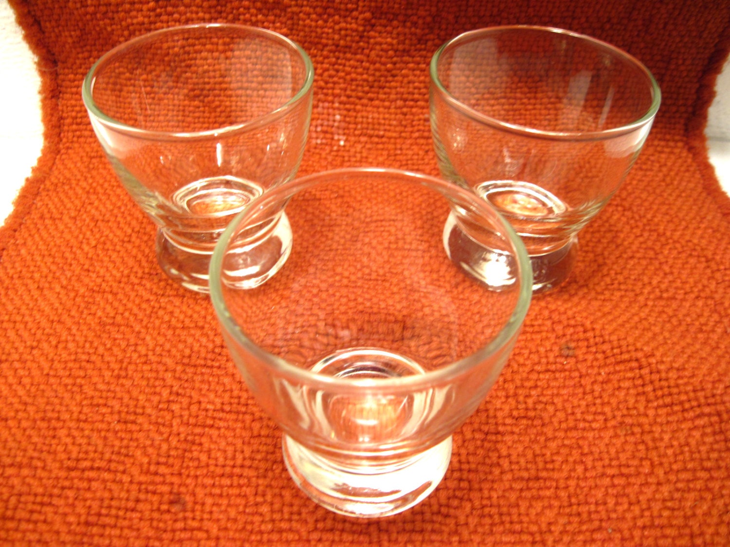 Glass 4 Ounce Dessert Cups Bowl Set Sherbet Dish Ice