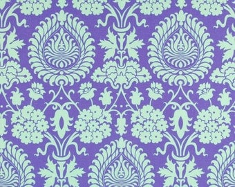 Damask Fabric - Bali Gate in Periwinkle by Amy Butler - 1/2 Yard