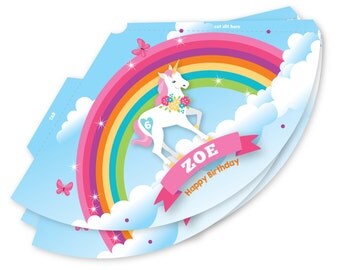 printable party hats etsy