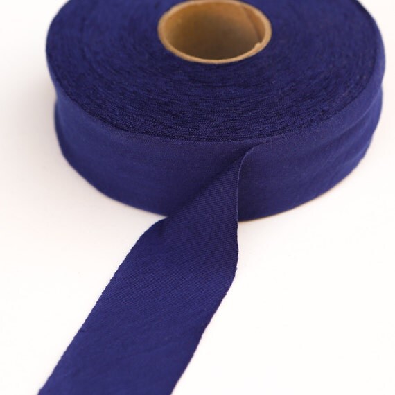 Blue Violet Bias Tape Knit Jersey 1.5 inches by felinusfabrics