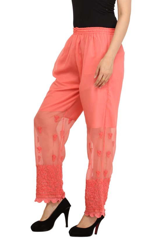 dark pink palazzo pants