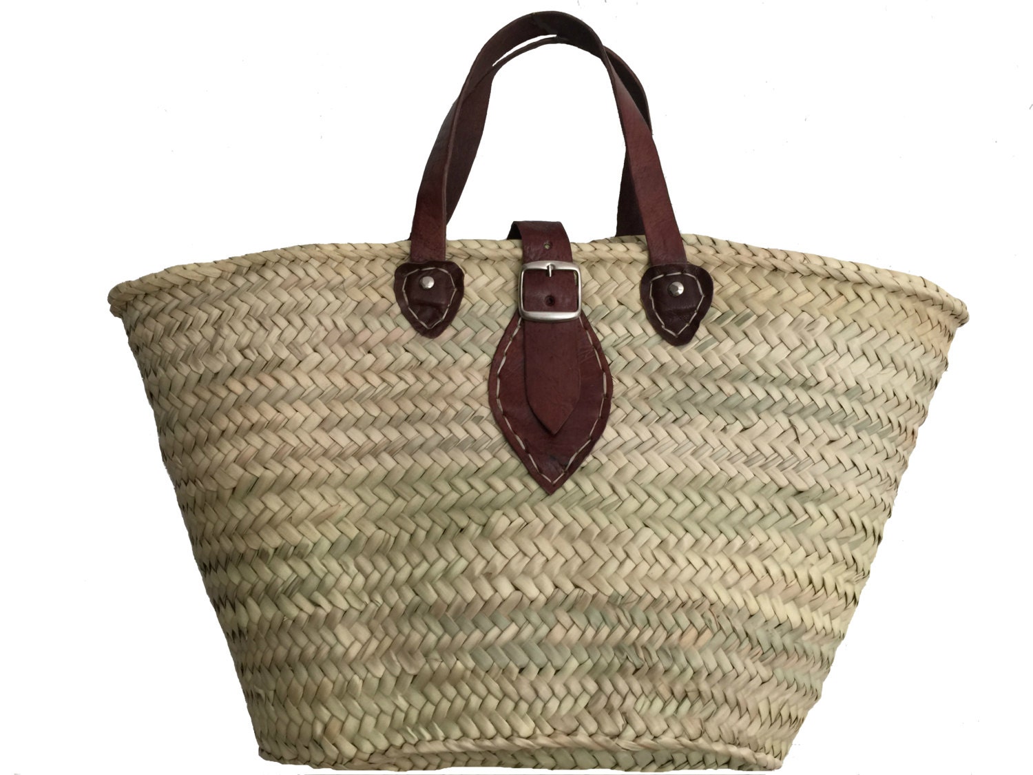 Beach Bag Bohemian Straw Bag French market by Spiralspiral
