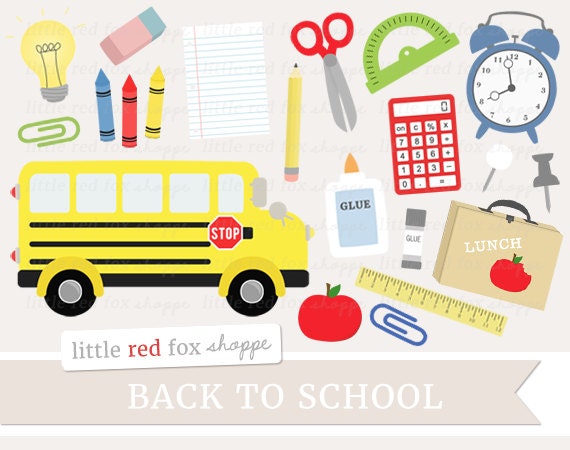 clipart of back to school supplies - photo #14