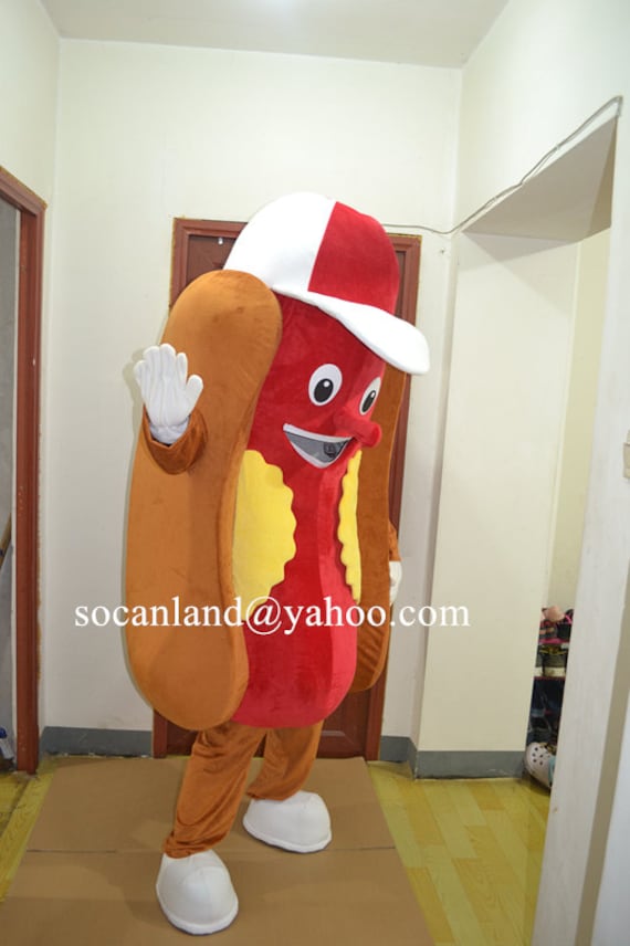 Hot Dog Mascot CostumeHot Dog Cosplay by cartoonmascotcostume